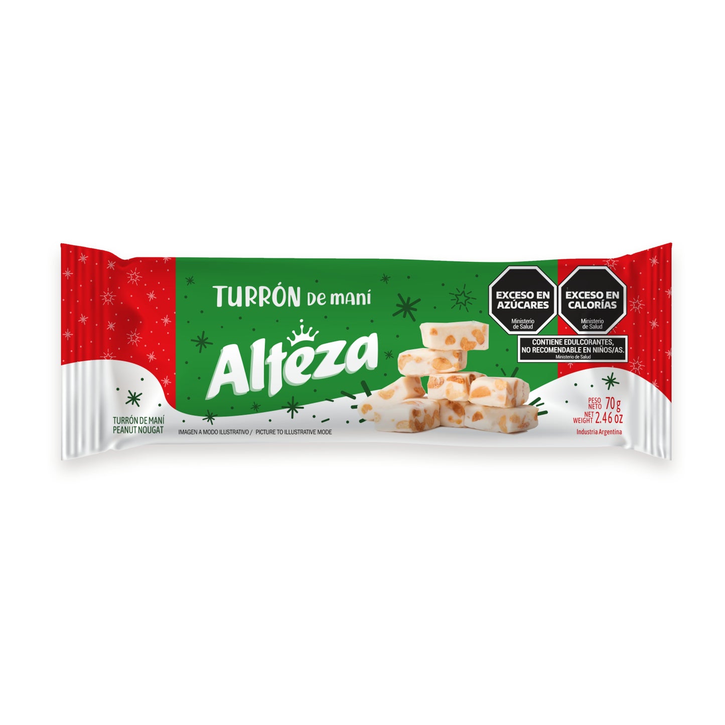 Turrón de Maní Alteza 70 Grs