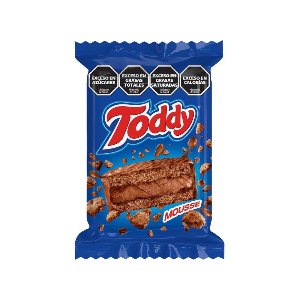 Alfajor Toddy relleno con Mousse de chocolate 50gr