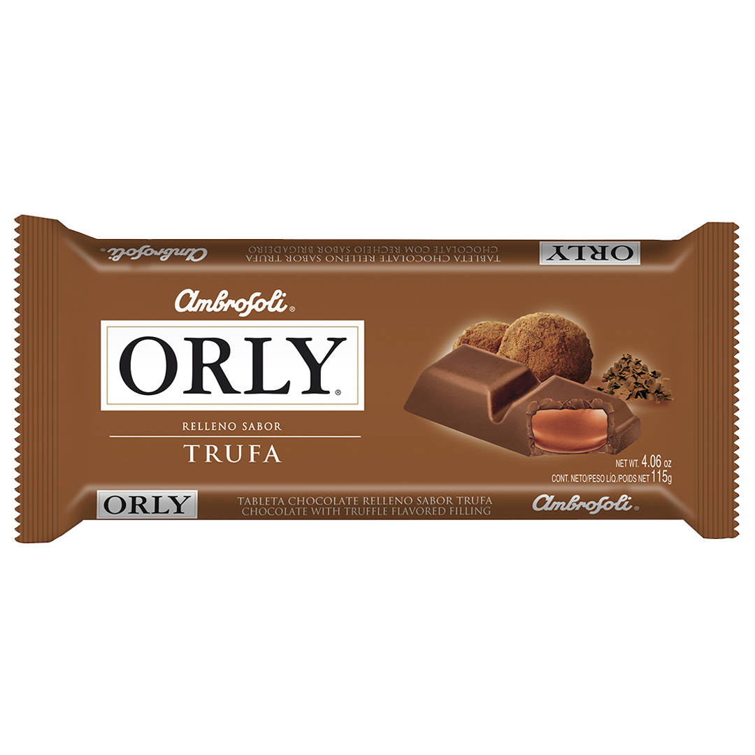 Barra de Chocolate Orly sabor Trufa - Caja x15 Unidades