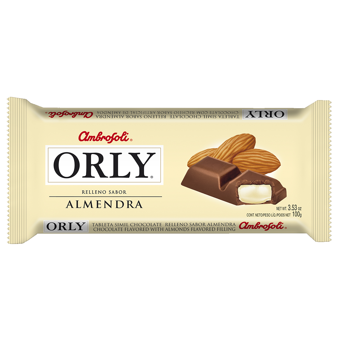 Barra de Chocolate Orly sabor Almendra