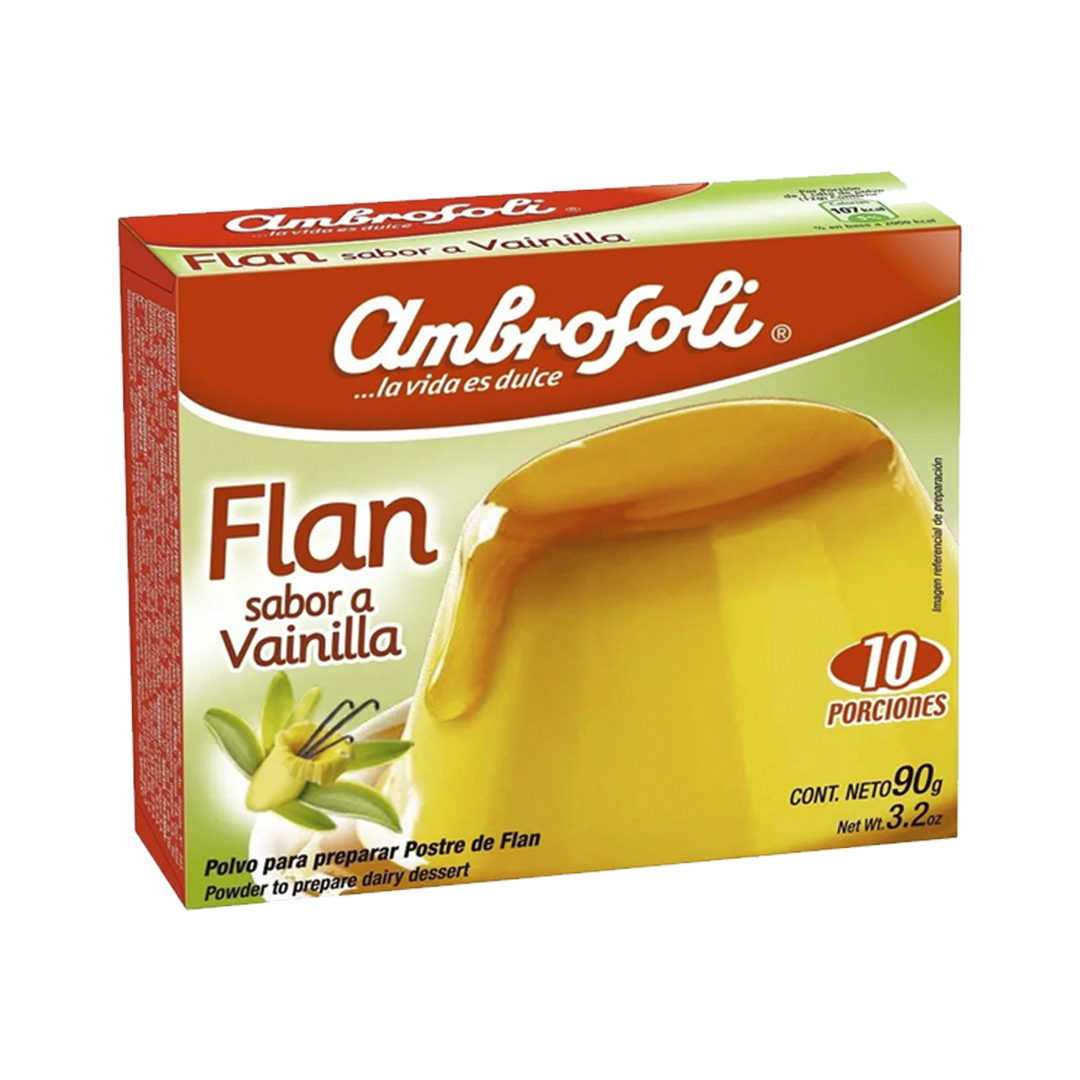 Flan sabor Vainilla 90gr - Caja x20 Unidades