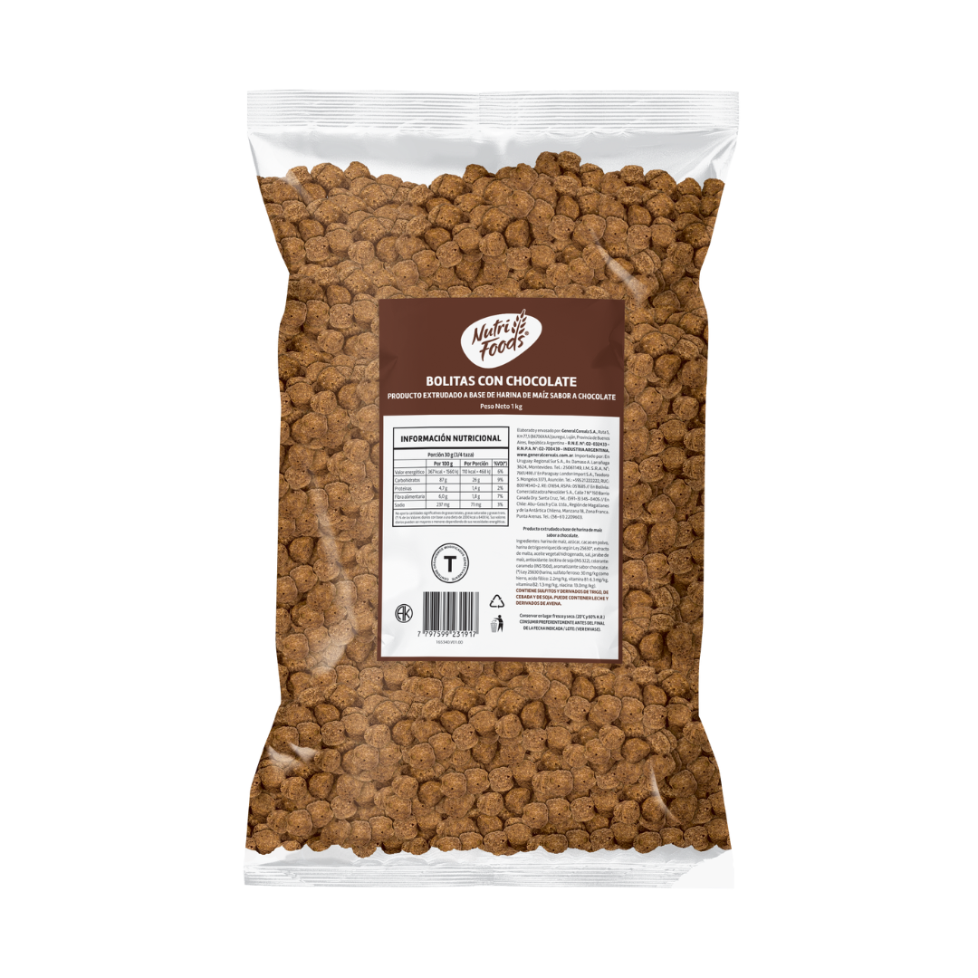 Nutri Foods Bolitas De Chocolate 1Kg