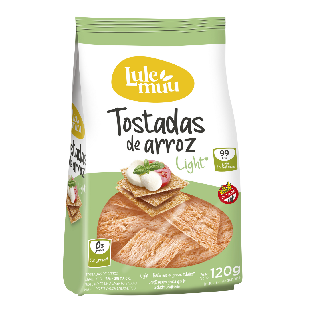 Lulemuu Tostada Arroz Light 120Gr