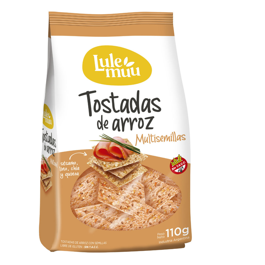 Lulemuu Tostada Arroz Multisemillas 110Gr