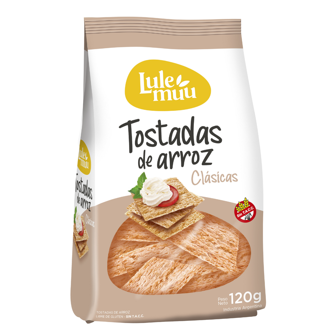 Lulemuu Tostada Arroz Lulemuu Clasico 120Gr