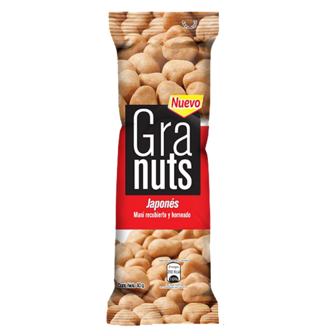 Granuts Japones 50G - Display x12 Unidades