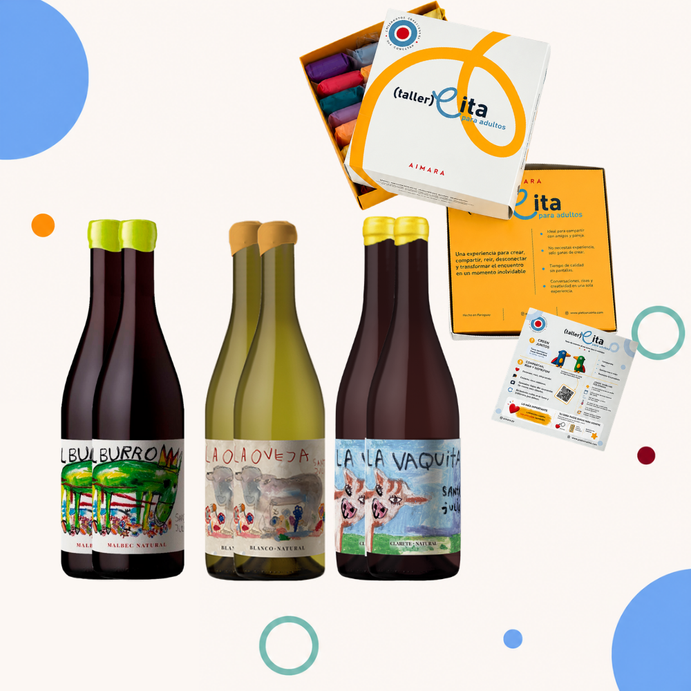 Pack 6 Vinos Naturales + Taller Cita de Regalo