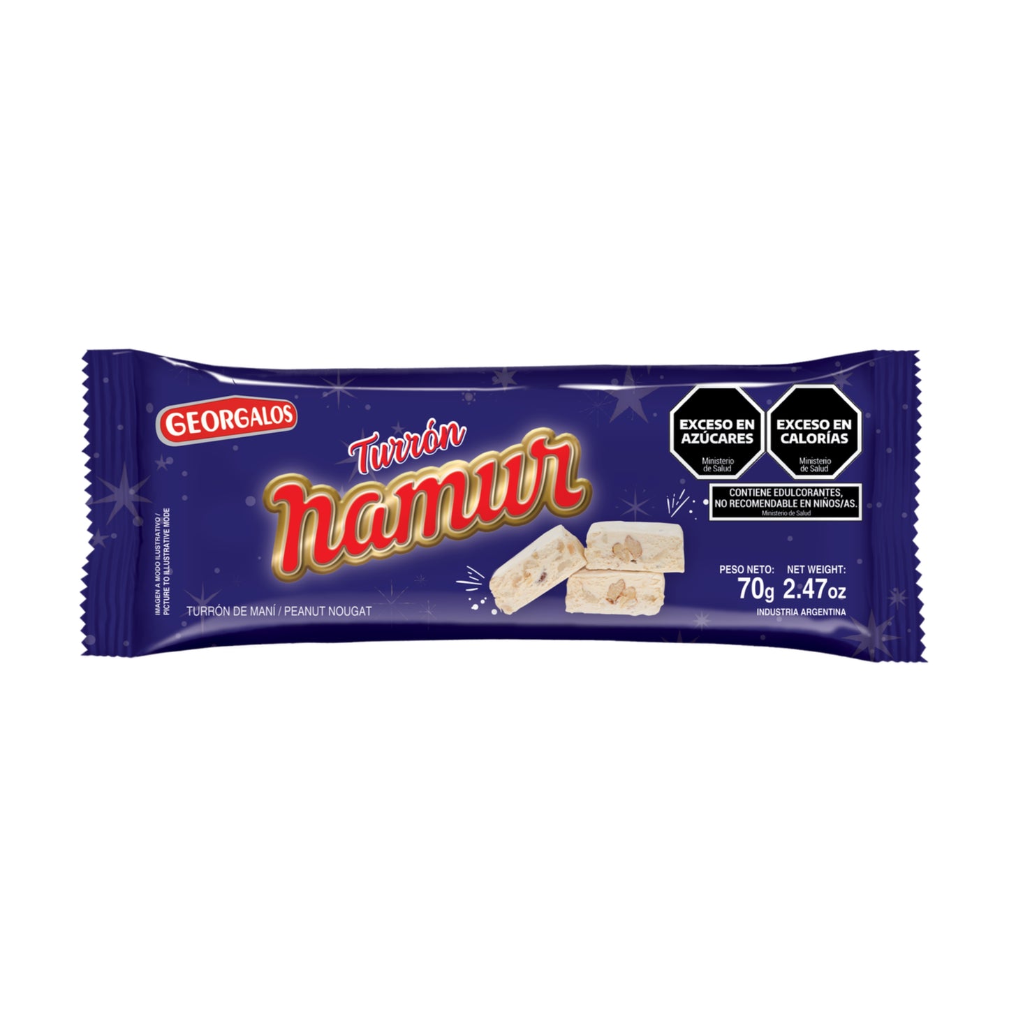 Turrón de Maní Namur 70 Gr