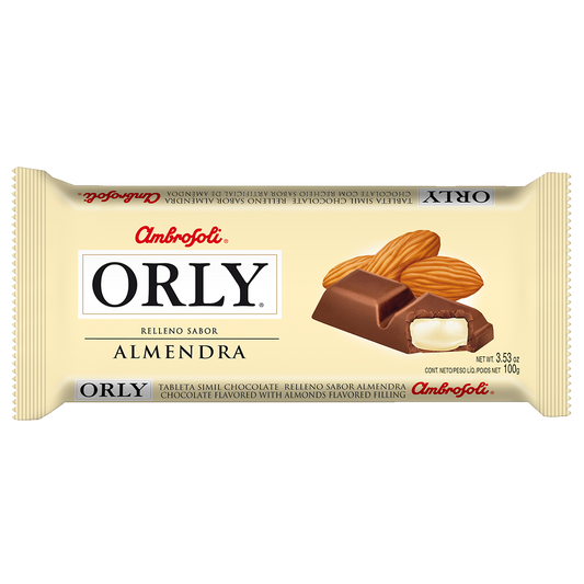 Barra de Chocolate Orly sabor Almendra