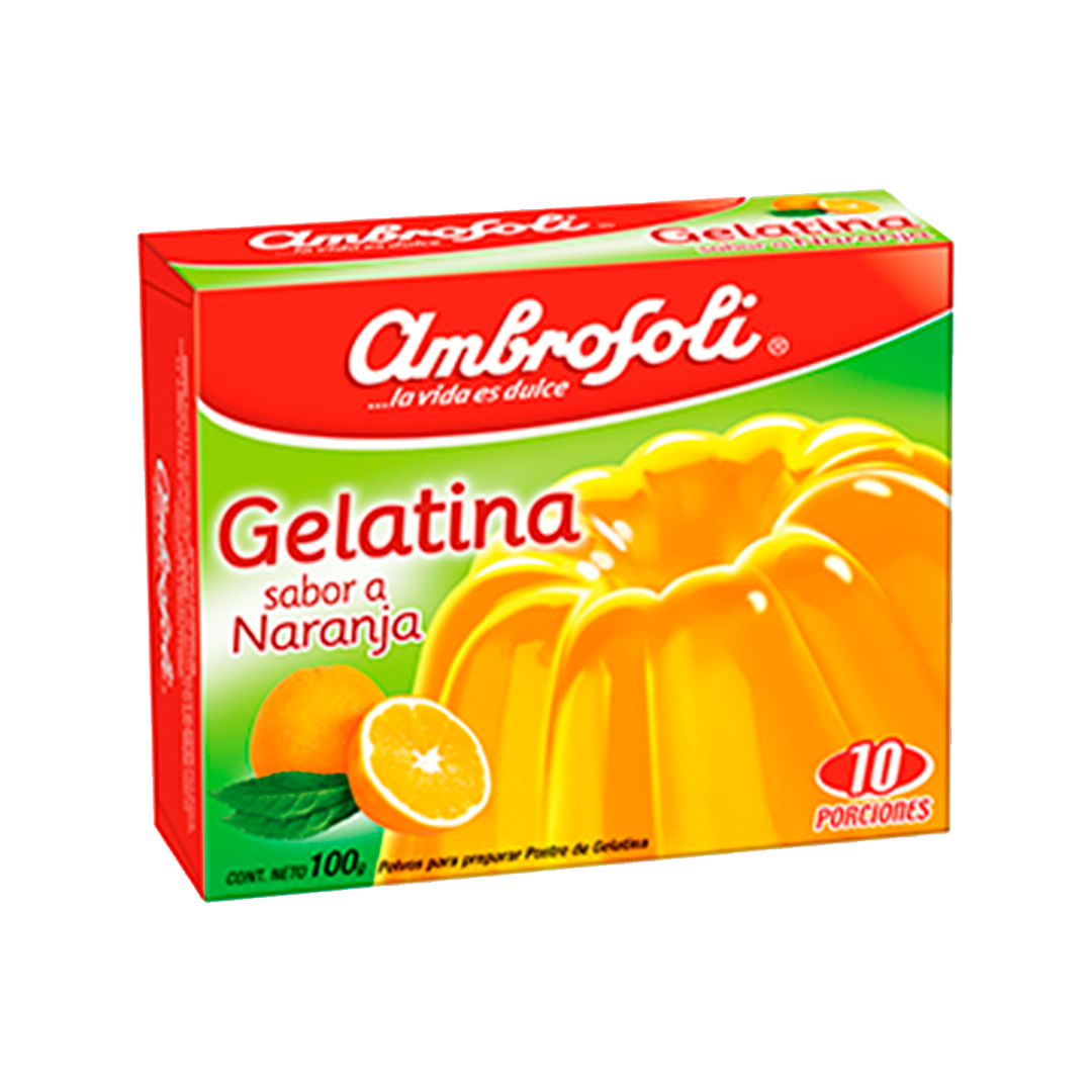 Gelatina sabor Naranja 100gr
