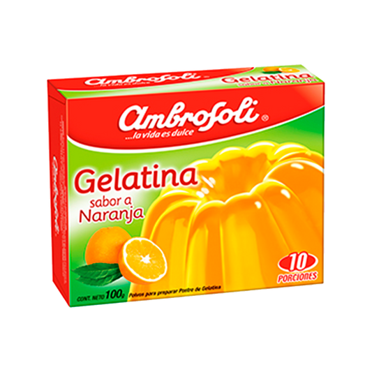 Gelatina sabor Naranja 100gr