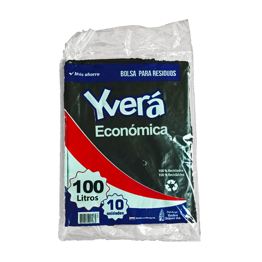 Yvera Bolsas Economicas 100Lt 10 Unidades