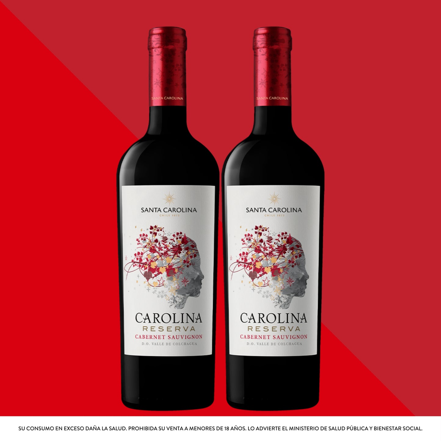 Carolina Cabernet Sauvignon 750 mL x2 Unidades