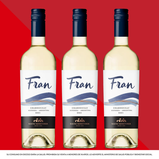 Fran Chardonnay 750 mL x3 Unidades