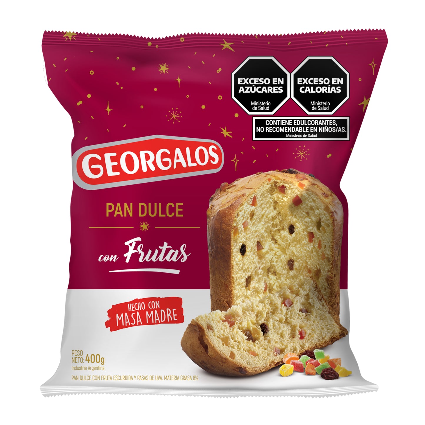 Pan Dulce de Masa Madre Georgalos 400 Gr