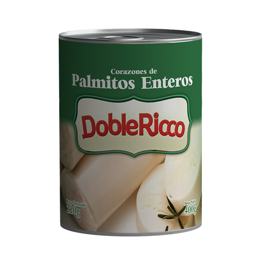 Palmito Entero DobleRicco 400Gr