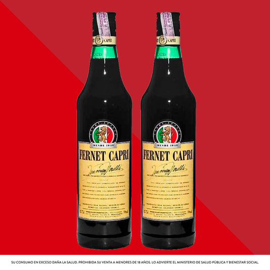 Fernet Capri 700 mL x2 Unidades