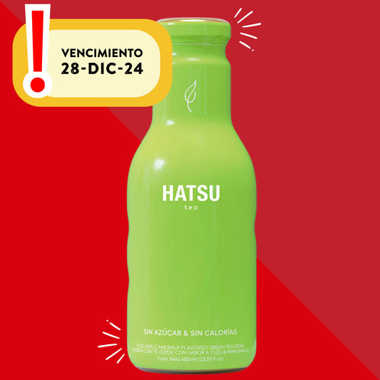 Hatsu sabor Limón y Manzanilla 400 mL