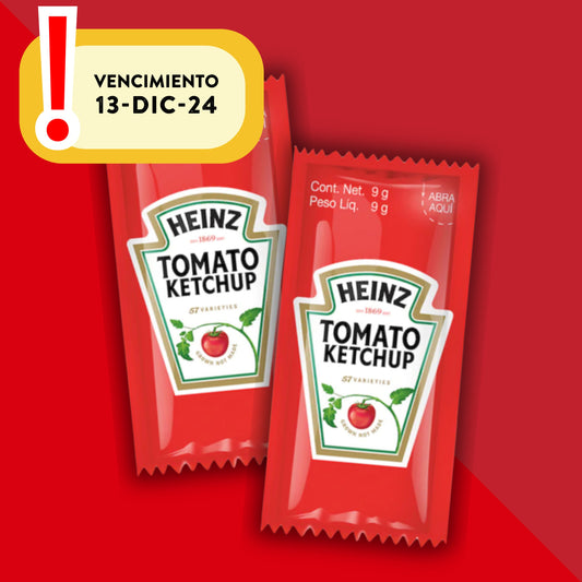 Ketchup Heinz 9 Grs x 1000 Unidades