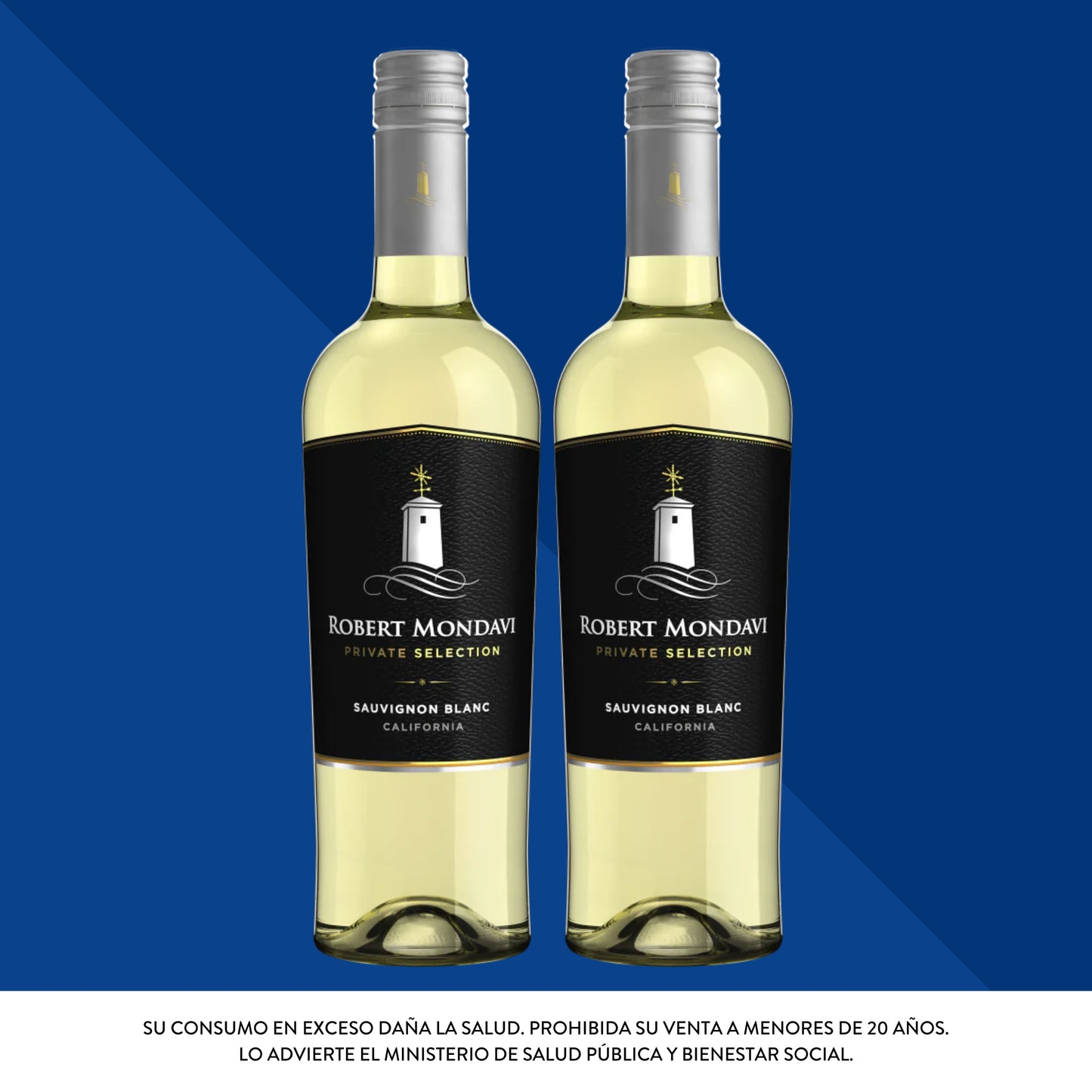 Robert Mondavi Private Selection Sauvignon Blanc 750 mL x2 Unidades