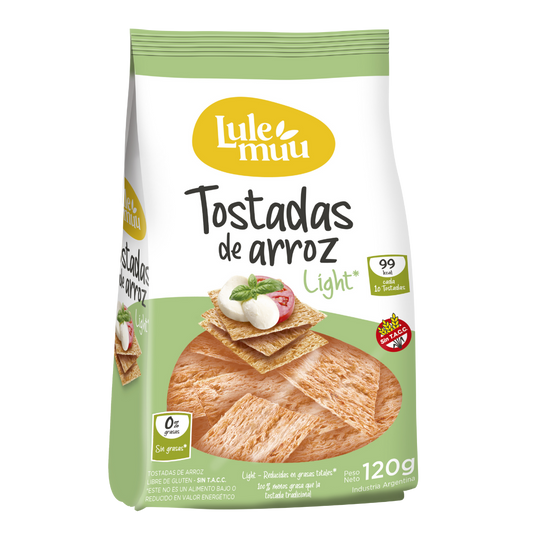 Lulemuu Tostada Arroz Light 120Gr