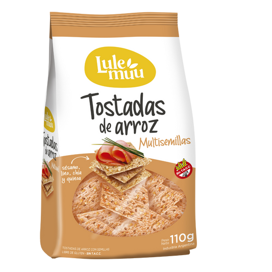 Lulemuu Tostada Arroz Multisemillas 110Gr