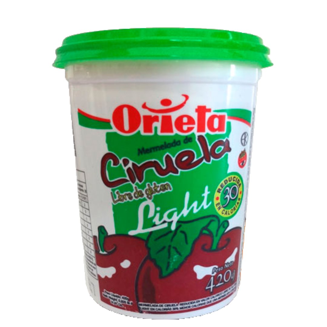 Orieta Mermelada De Ciruela light 420ml