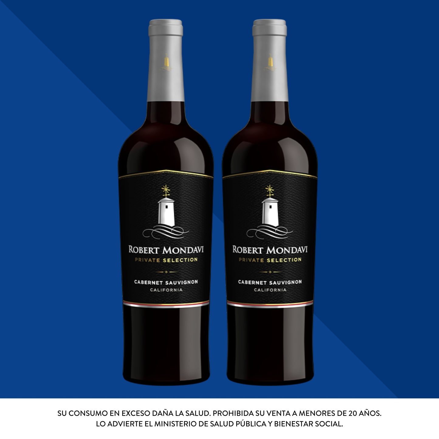 Robert Mondavi Private Selection Cabernet Sauvignon 750ml x2 Unidades