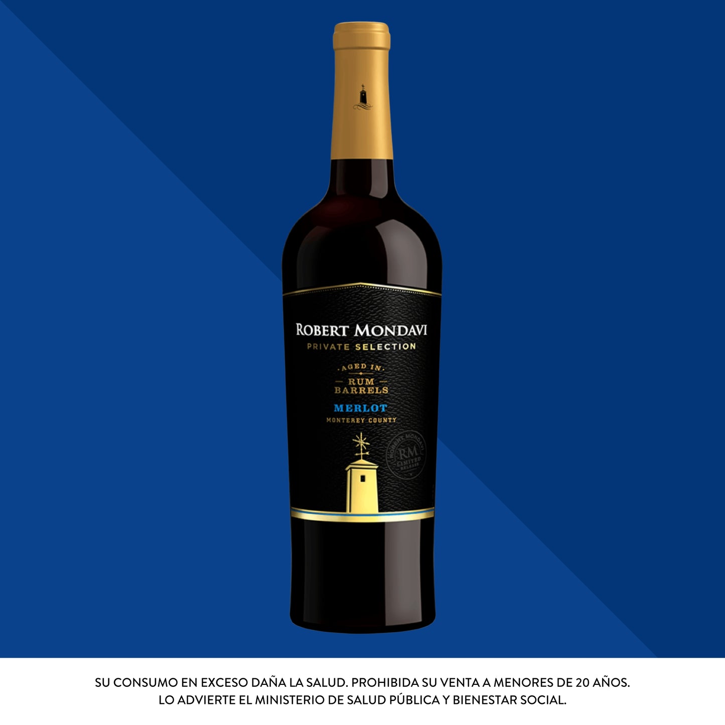 Robert Mondavi Private Selection Rum Barrel Merlot 750 ml