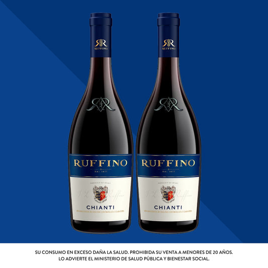 Ruffino Chianti Docg 750Ml x2 Unidades