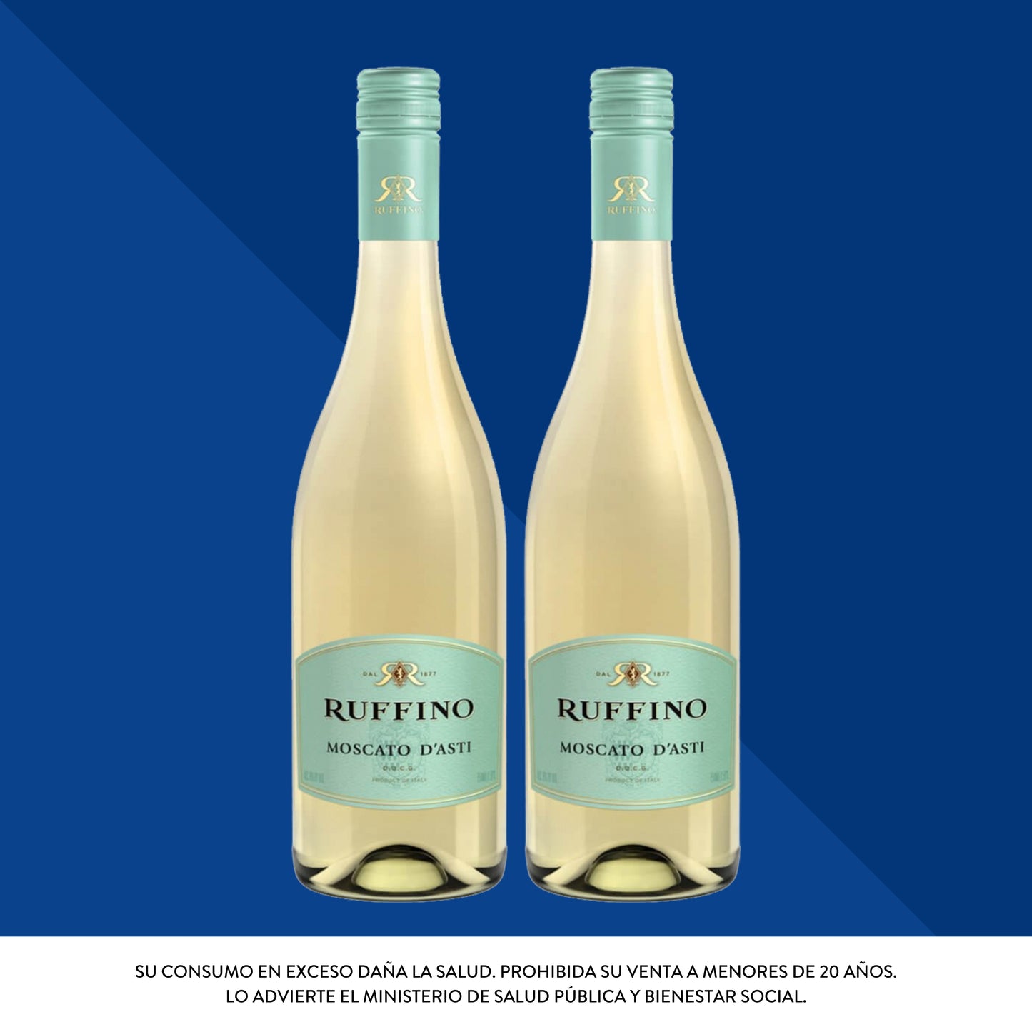 Ruffino Moscato D'Asti Docg 750Ml x2 Unidades