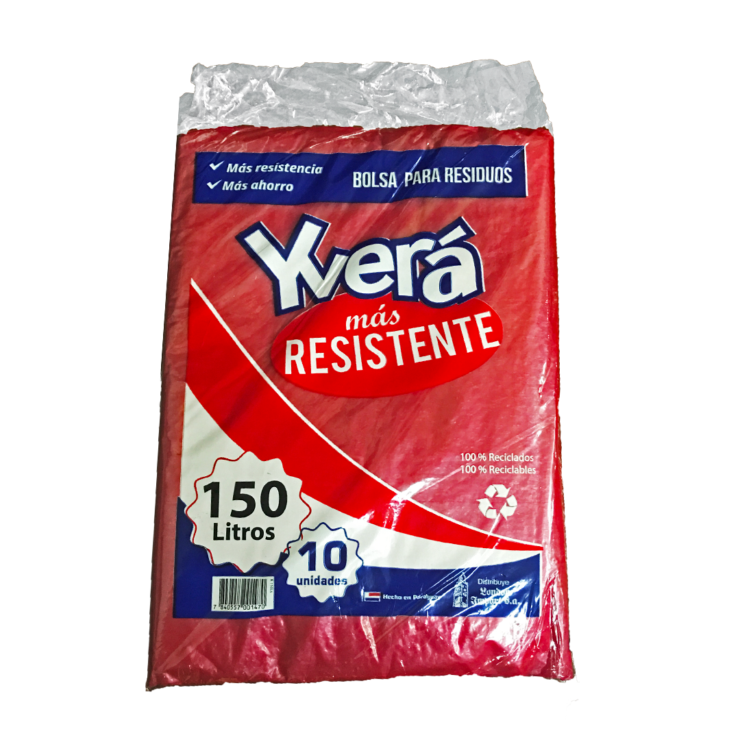 Yverá Bolsa Resistenta Roja 150 Lts