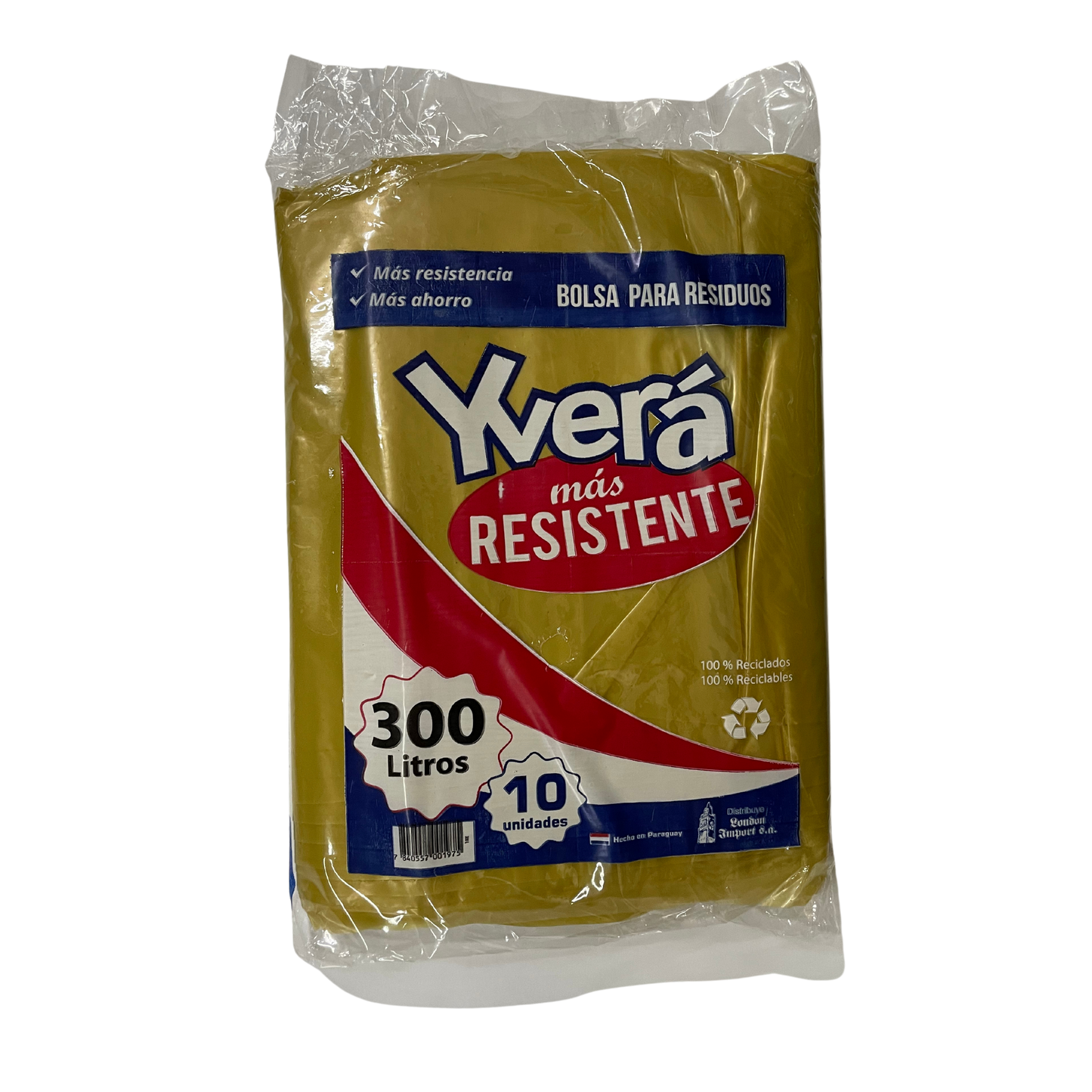 Yvera Bolsas Amarillo 300Lt 10 Unidades