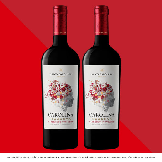 Carolina Reserva Cabernet Sauvignon 750 mL x2 Unidades