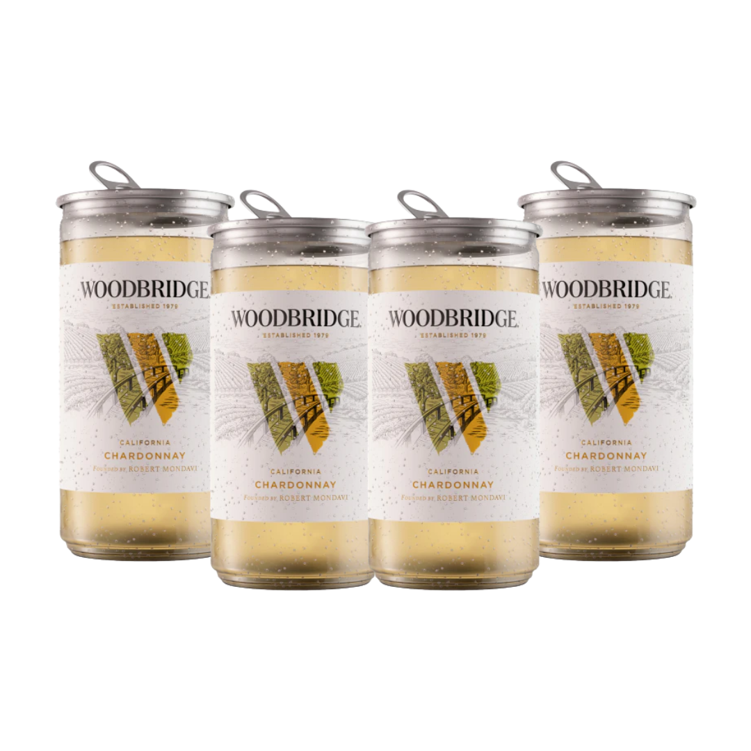 Combo Woodbridge Chardonnay Lata 187ml x4