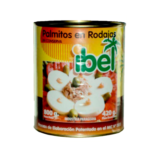 Ibel Palmito Rodajas 800Gr