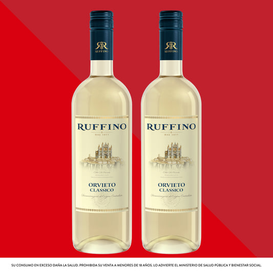 Ruffino Orvieto Clásico 750 mL x2 Unidades