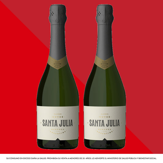 Santa Julia Classic Cuvée 750 mL x2 Unidades