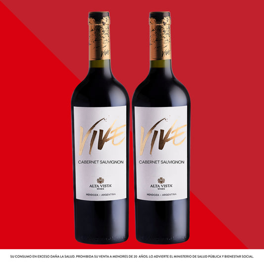 Vive Cabernet Sauvignon 750 mL X2 Unidades