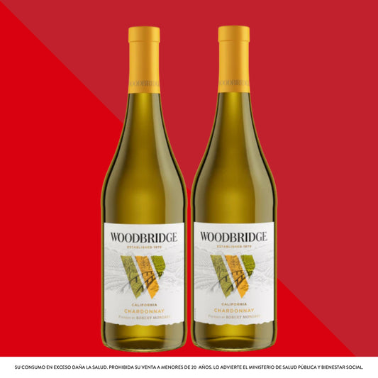 Woodbridge Chardonnay 750 mL x2 Unidades